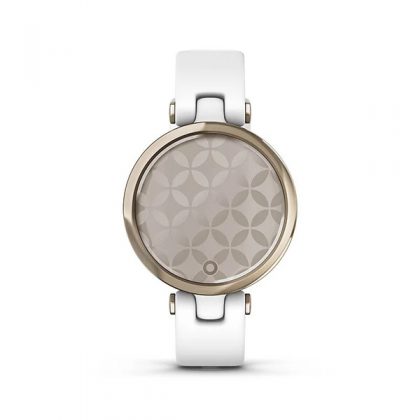 garmin-lily-gold-white-silicone-band